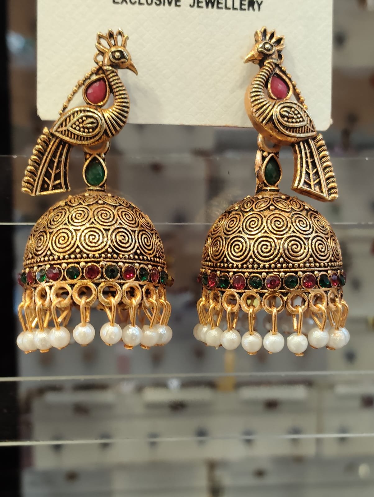 PEACOCK JHUMKA