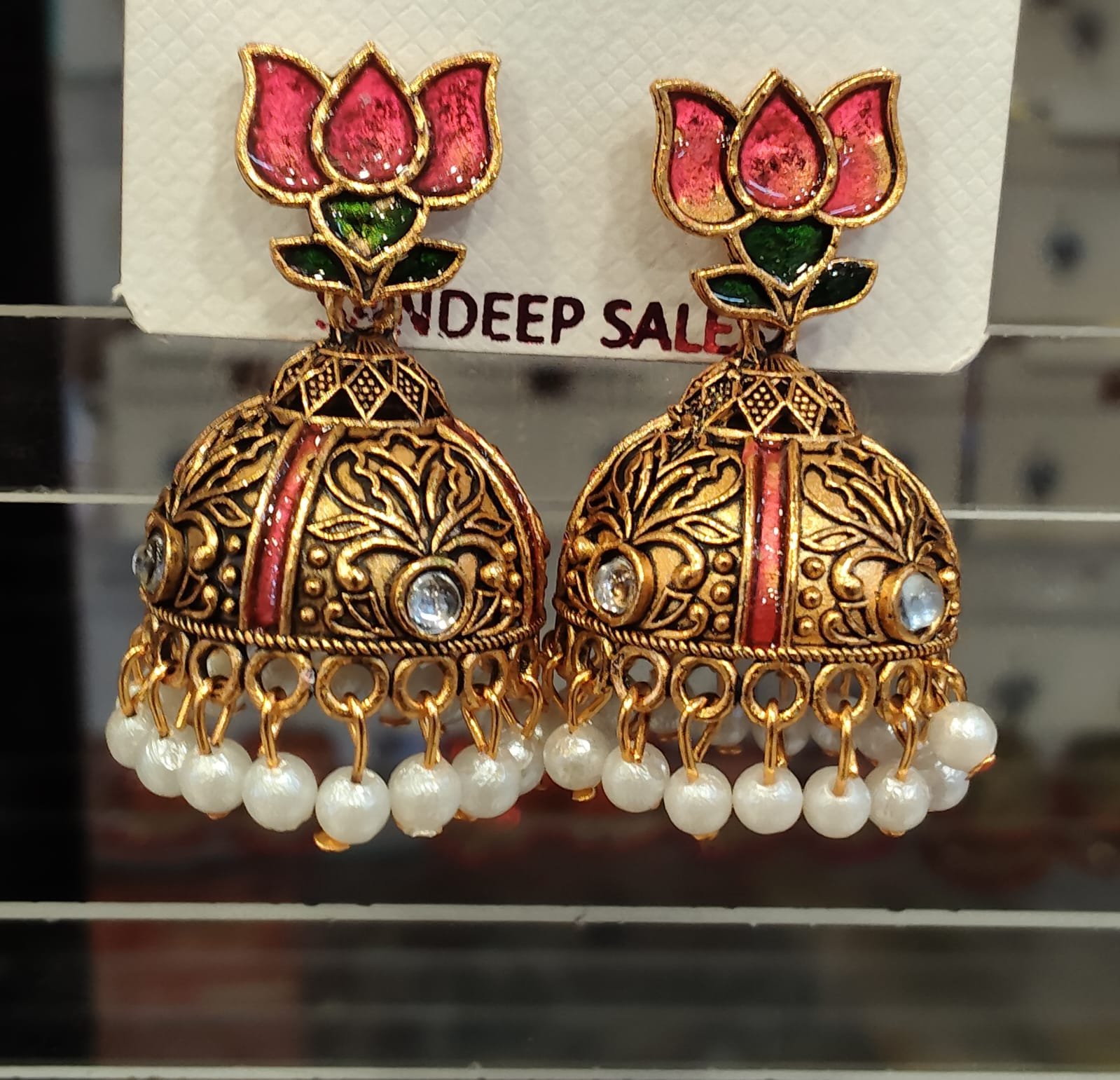 LOTUS JHUMKA 09