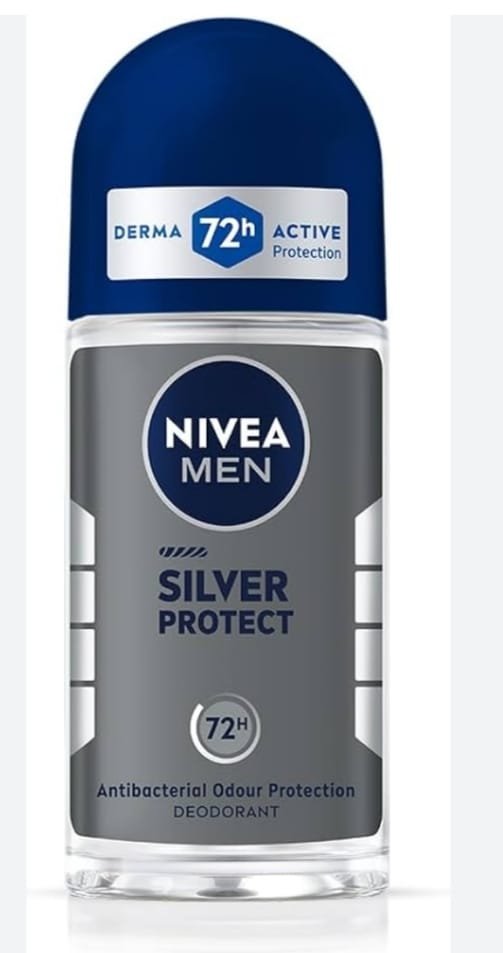 NIVEA MEN DEODORANT ROLL-ON   SILVER PROTECT