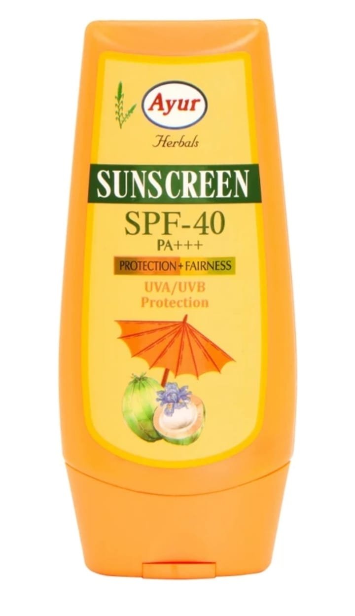 AYUR HERBALS SUNSCREEN SPF 40  PA+++