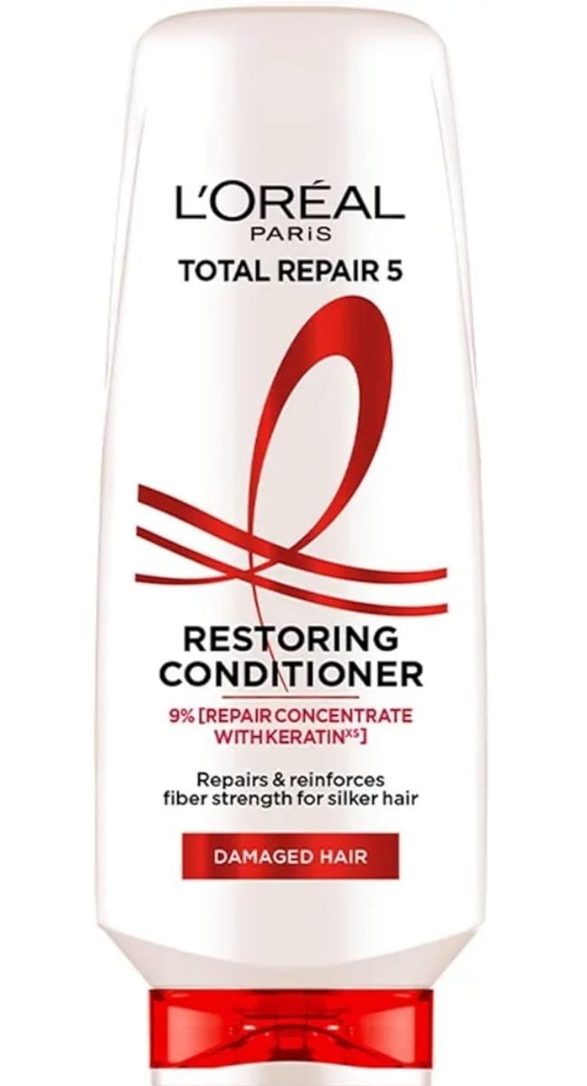 LOREAL TOTAL REPAIR 5 RESTORING CONDITIONER [ 9% REPAIR CONCENTRATE WITH KERATIN ]