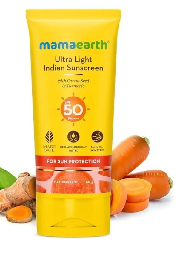 MAMAEARTH ULTRA LIGHT INDIAN SUNSCREEN SPF 50 PA++++