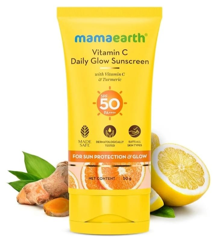 MAMAEARTH VITAMIN C DAILY GLOW SUNSCREEN